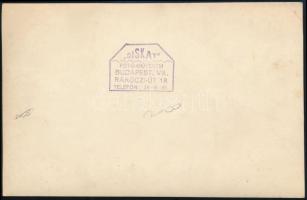 cca 1930 Orvosi vizit a szülészeti osztályon, pecséttel jelzett fotó Diskay műterméből, sarkán törés...