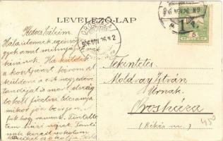 1906 Szeged, Víztorony, magyar zászló (fl)