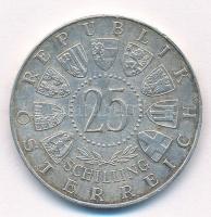 Ausztria 1958. 25Sch Ag "Carl Auer von Welsbach" T:2 Austria 1958. 25 Schilling Ag "C...