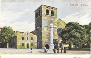 Trieste, Trieszt S. Giusto / cathedral, square (fl)