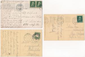 5 db RÉGI német képeslap 5 Pf bérmentesítéssel / 5 pre-1945 German postcards: Nürnberg, Kurort Wöris...