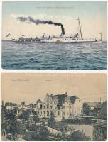 5 db RÉGI német képeslap 5 Pf bérmentesítéssel / 5 pre-1945 German postcards: Nürnberg, Kurort Wöris...