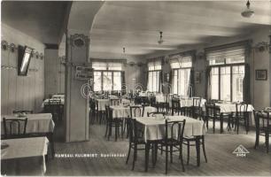 Ramsau am Dachstein, Kulmwirt, Speisesaal / dining room, interior. Brüder Lenz 2464.