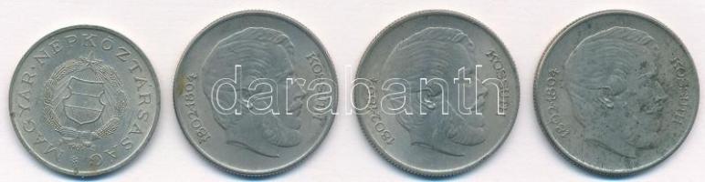 1965. 2Ft Cu-Ni + 1967. 5Ft Cu-Ni-Zn (3x) T:1-,2 patina