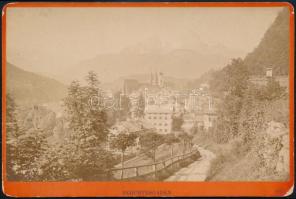 cca 1890 Berchtesgaden keményhátú fotó 17x11 cm