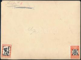 cca 1930 Vásárfia. Kiállítási fotó a Kemigráfus kör levélzárójával. 23x17 cm kis sarok hiány