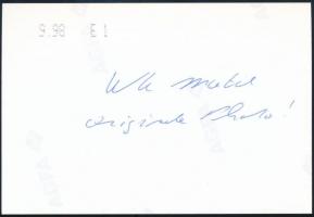 Anand és Karpov sakk világbajnokok küzdelme eredeti fotón 14x9 cm