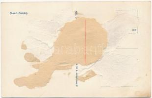 ~1950 Érsekújvár, Nové Zámky; tér, bank, Heitler üzlete / Ludová Banka UCSP / square, bank, shops  (...