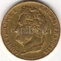 Franciaország 1839 20fr arany 6,451gr T:3