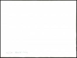 Hemző Károly (1928-2012): Ölelés, aláírt fotó, kis gyűrődéssel a szélén, 29,5×39,5 cm