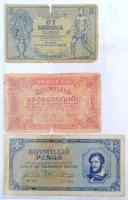 ~89db-os vegyes magyar és külföldi bankjegy tétel berakólapokon T:vegyes