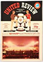1985 Manchester United vs. Videoton labdarúgó mérkőzés képes meccsfüzete / Football match booklet 24 p.