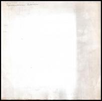 Reismann Mariann (1911-1991): Séta a nagypapával, feliratozott fotó, 23×24 cm