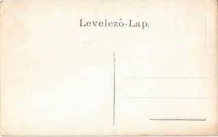 Pusztaszer - 2 db régi fotó: monostor és templom romjai nyugatról, Árpád emlék (Millenniumi emlékmű)...