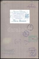 Angelo (1894-1974): Poeta Profana, hátoldalon pecséttel jelzett fotó, kartonon, 38,5×26 cm