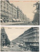 Budapest - 6 db régi képeslap / 6 pre-1945 postcards