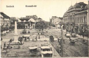Szolnok, Kossuth tér, piac, Fehér Adolf üzlete