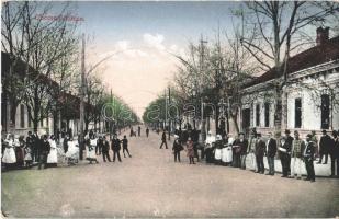 1914 Óbecse, Stari Becej; Fő utca. Lévai Lajos kiadása / main street