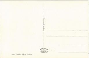 Győr, Szent Orsolya zárda - 4 db régi képeslap (képeslapfüzetből) / 4 pre-1945 postcards (from postc...