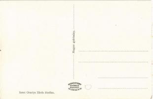 Győr, Szent Orsolya zárda - 4 db régi képeslap (képeslapfüzetből) / 4 pre-1945 postcards (from postc...