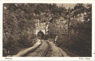1938 Bakonyszentlászló, Cuha-völgyi vasútvonal, vasúti alagút