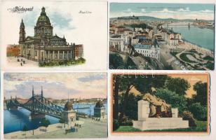 23 db régi + 50-es évek beli magyar városképes lap