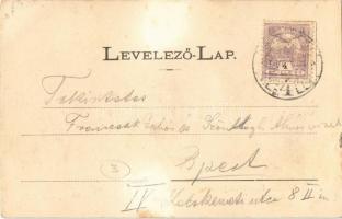 ~1900 Salgótarján, Acélgyár. Bóth Béla kiadása