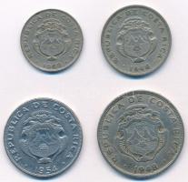 Costa Rica 1948. 25c Cu-Ni + 50c Cu-Ni + 2C Cu-Ni + 1954. 1C rozsdamentes acél T:2
Costa Rica 1948....