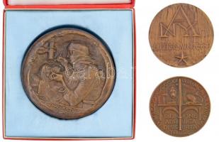 3db-os plakett tétel, benne Madarassy Walter (1909-1994) 1973. "Prof. Dr. Kettesy Aladár 80 éve...