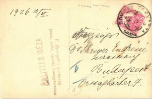 1926 Somogytarnóca (Barcs), F.-Györgyősi gazdaság kúriája. Politzer Géza photo