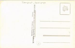 Szolnok, Tisza part, zsinagóga kupolája. Bánó Ernő műszaki fényképészete, photo