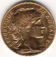 Franciaország 1907 20fr arany 6,451gr T:3