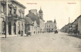 1912 Zalaegerszeg, Megyeház tér, Központi Áruház, eredeti Singer varrógépek üzlete