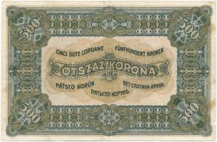 1920. 500K "Orell Füssli Zürich" T:III fo., apró anyaghiány
Adamo K33