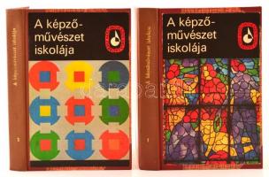 A képzőművészetek iskolája 1-2. Főszerk.:Pásztói Margit. Bp., Képzőművészeti Alap Kiadóvállalata, 1976-1977. Félvászon-kötés.