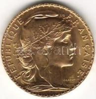 Franciaország 1911 20fr arany 6,451gr T:3