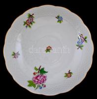 Herendi Eton mintás porcelán teás csésze és alj, kézzel festett, jelzett, hibátlan, d: 10 és 16 cm