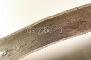 Ezüst (Ag) gyűrű,ovális szintetikus kővel.
jelzett, méret: 54  bruttó: 5,1 g