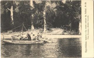 Utulik, Riviere Outoulik; La route autour du Baikal / ferry on lake Baikal
