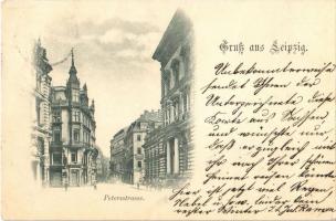 1898 Leipzig, Peterstrasse / street