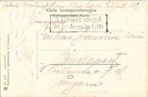 Kolomyia, Kolomyja, Kolomyya, Kolomea; C. K. Starostro. Art Nouveau, Emb. litho + "A hadrakelt ...