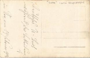 1917 Osztrák-Magyar Haditengerészet Lake-típusú tengeralattjárója matrózokkal a fedélzeten / K.u.K. ...