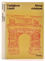 Castiglione László - Római művészet. Bp., Corvina, 1971. Kiadói egészvászon-kötés kiadói papír védőborítóval.