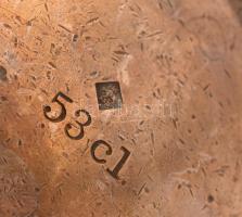 Angol alpakka kiöntő, kopásnyomokkal, m: 15,5 cm