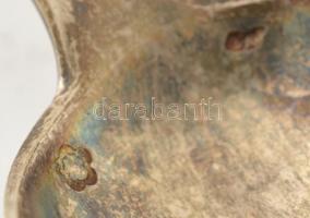 Ezüst(Ag) teáskanál, jelzett, h: 15 cm, nettó: 59,3 g