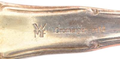 Ezüstözött kanál 2 db és villa 2 db
WMF jelzéssel.
hossz: 18,5 cm