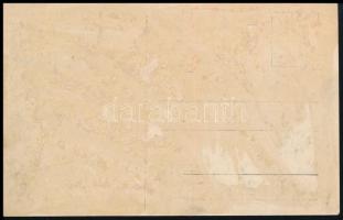 cca 1920 Idős szegény ember fotója, fotólap, foltos hátlappal, 13,5x8,5 cm