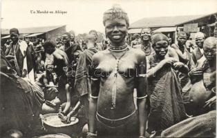 Ethnic nude, erotic Dahomey market