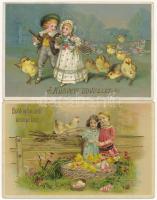 35 db főleg RÉGI motívumlap vegyes minőségben, sok üdvözlő és litho / 35 mostly pre-1945 motive post...