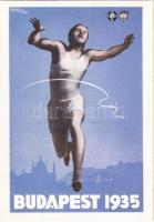 1935 Budapesti Főiskolai Világbajnokságok reklámlapja / Hungarian College Sports Championship s: Halápy Ede